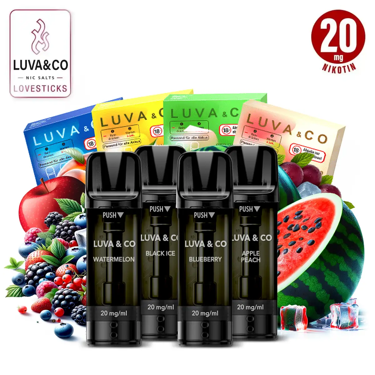 Luva & Co Pods 20mg/ml 2 Stk. - Vapechamp.de
