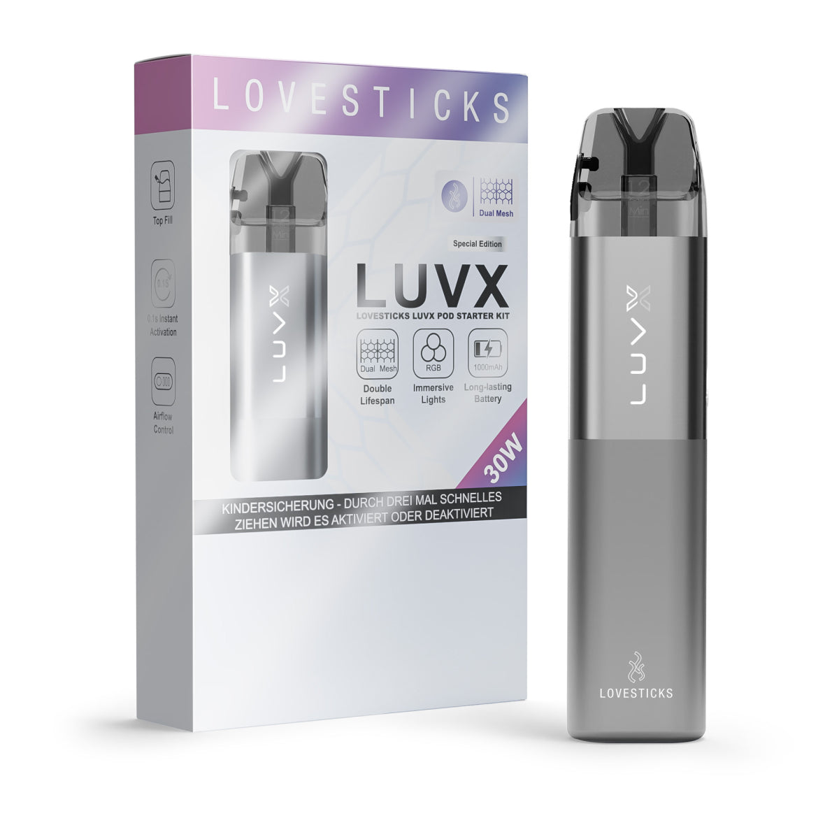 Lovesticks LuvX Pod-Kit, baugleich mit Elfbar ElfX - Elfbar600.Bayern