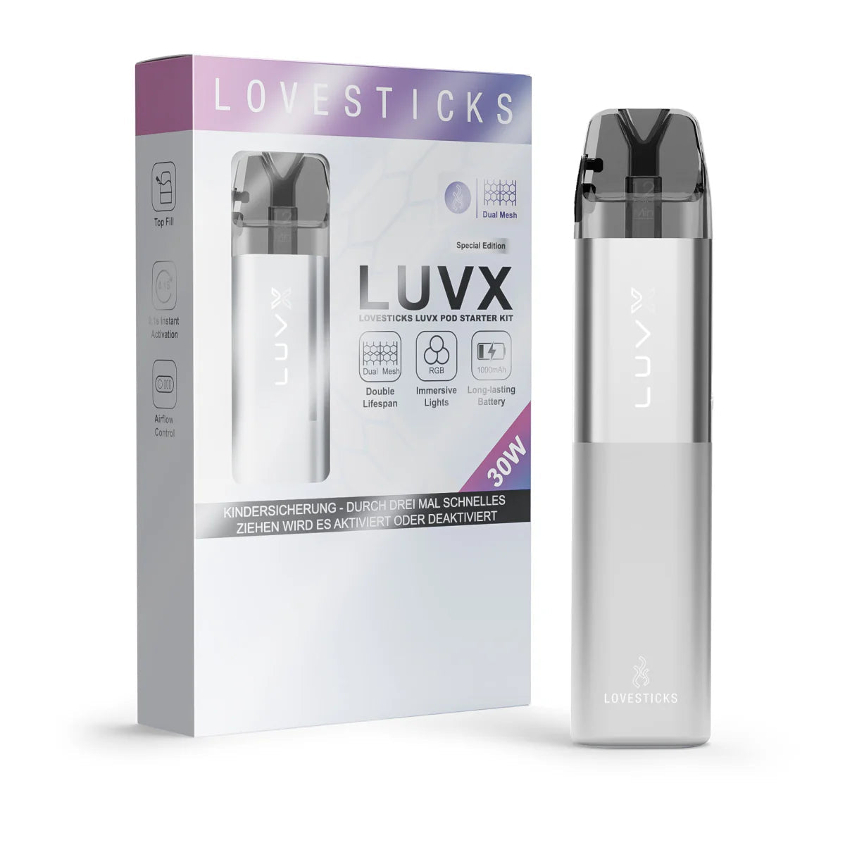 Lovesticks LuvX Pod-Kit, baugleich mit Elfbar ElfX Liq It