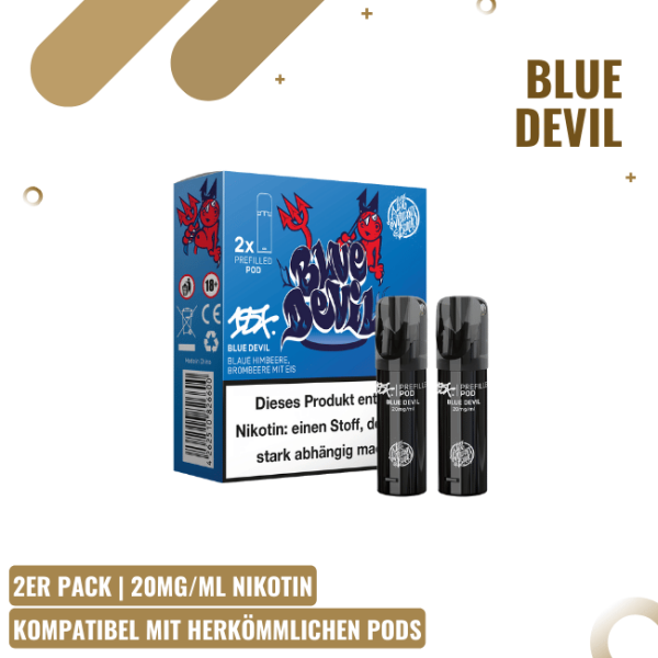 187 Strassenbande Pods Blue Devil 20mg – ELFA kompatibel
