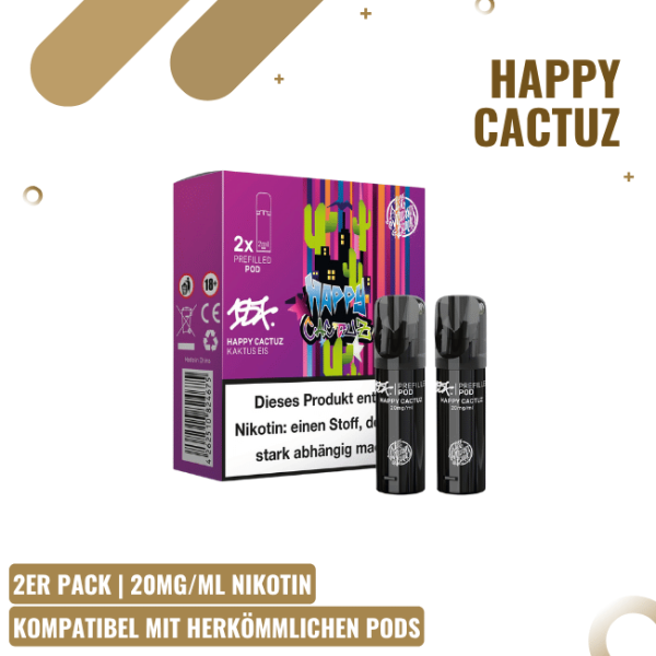 187 Strassenbande Pods Happy Cactuz 20mg – ELFA kompatibel
