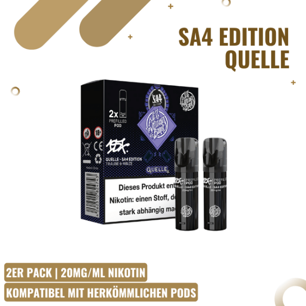 187 Strassenbande Pods Quelle – SA4 Edition 20mg – ELFA kompatibel