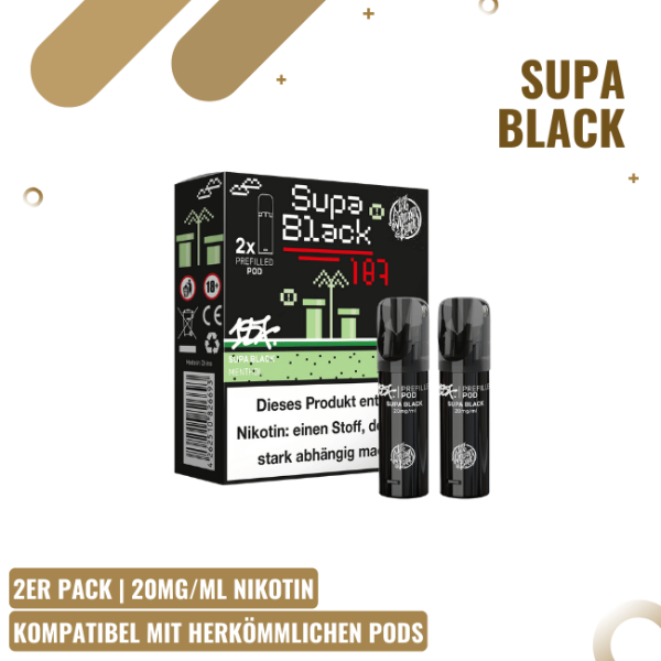 187 Strassenbande Pods Supa Black 20mg – ELFA kompatibel