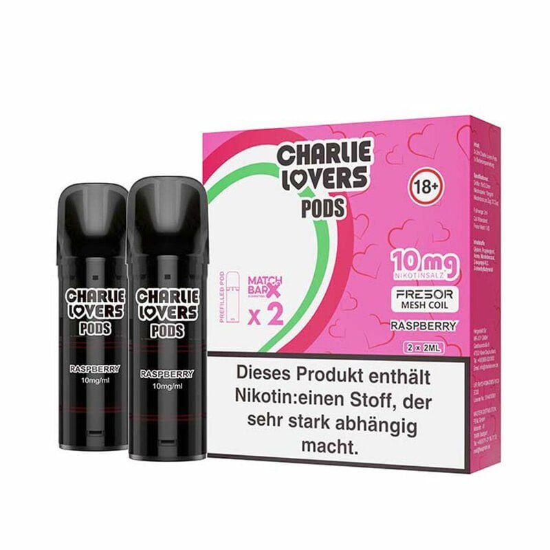 Charlie Lovers Pods Raspberry