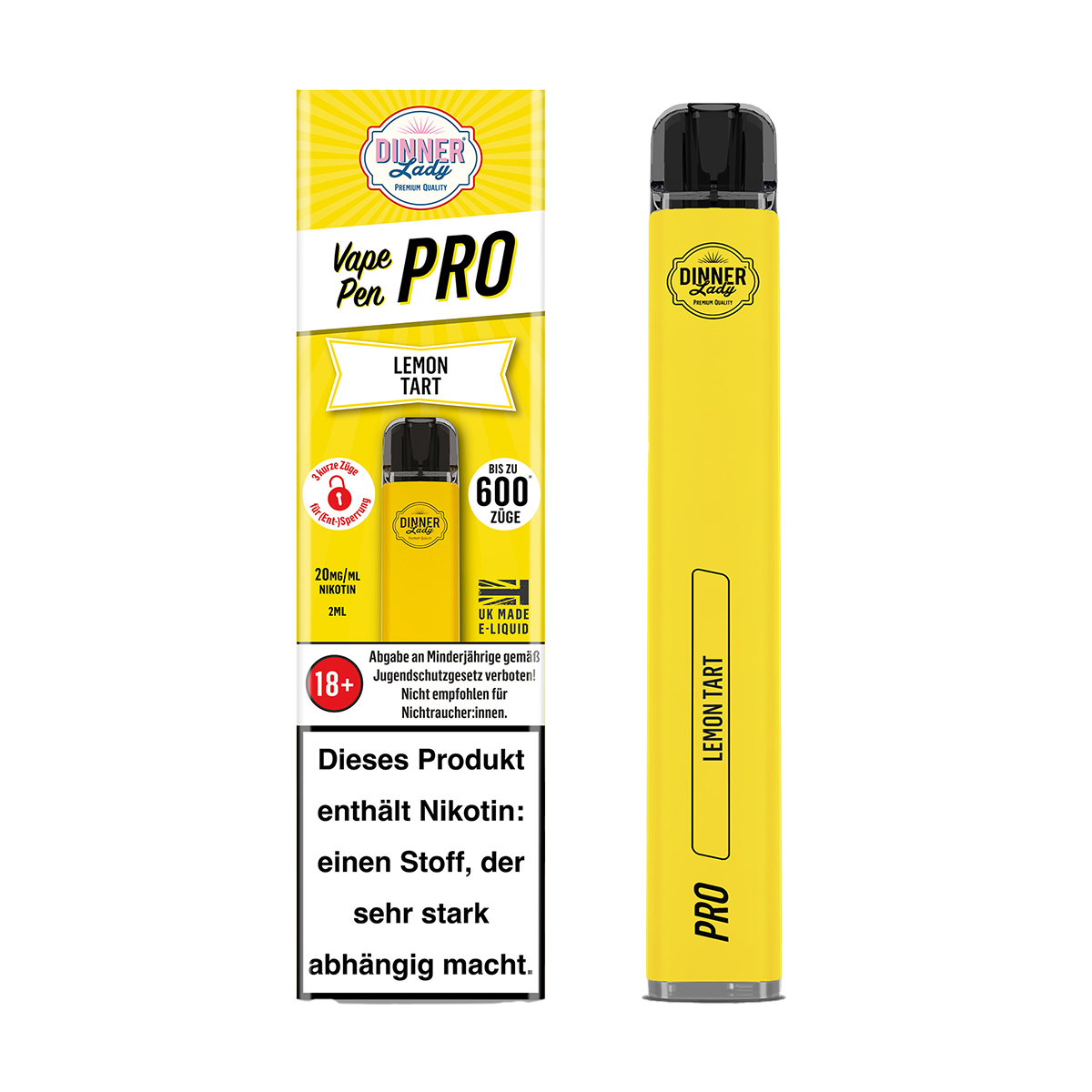 Dinner Lady Vape Pen Pro 20mg/ml Vapechamp.de