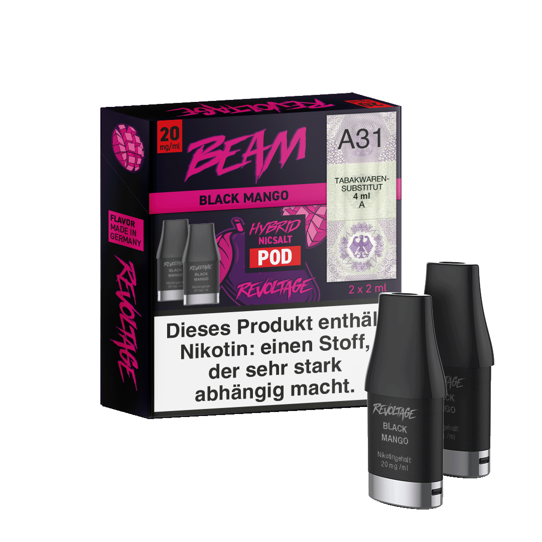 Revoltage BEAM Pods Black Mango