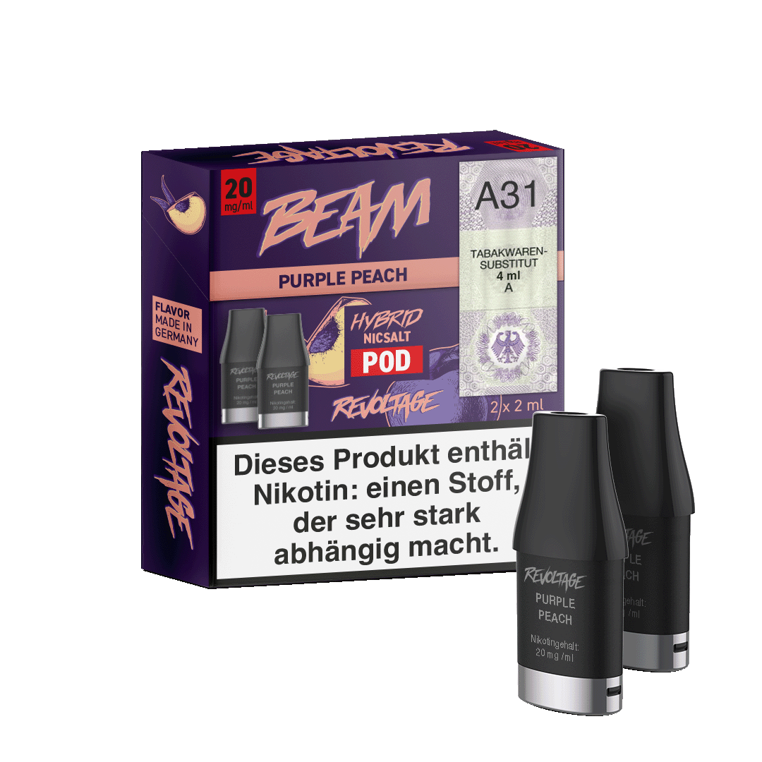 Revoltage BEAM Pods Purple Peach