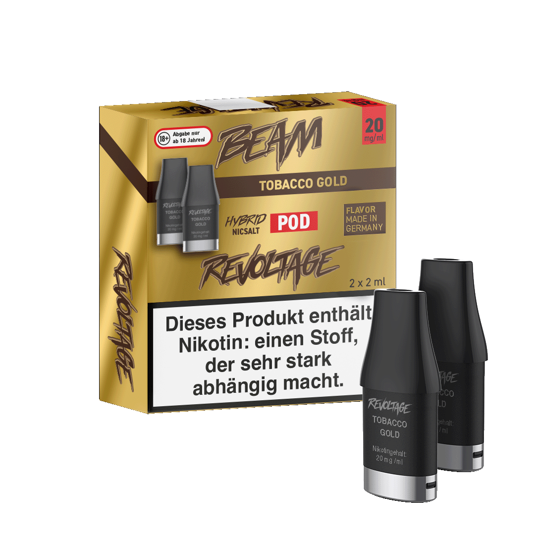 Revoltage BEAM Pods Tobacco Gold
