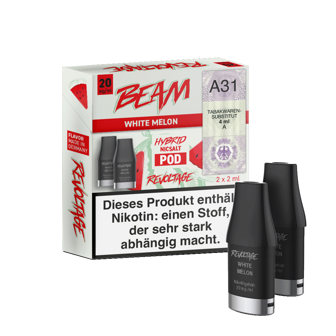 Revoltage BEAM Pods White Melon
