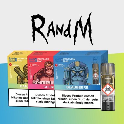RandM Tornardo - Prefilled Pod - 20 mg/ml Nikotin Vapechamp.de
