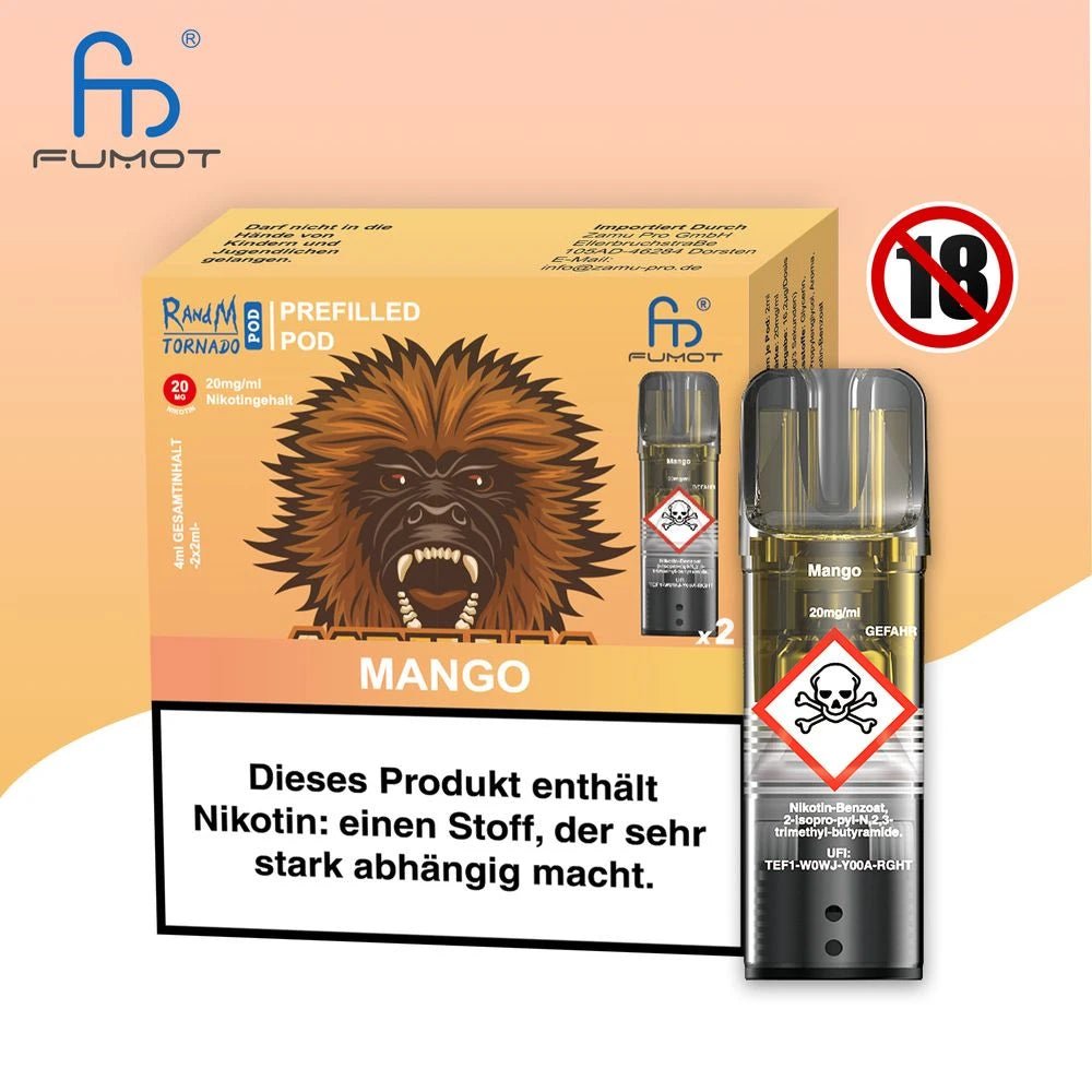 RandM Tornardo - Prefilled Pod - 20 mg/ml Nikotin - Vapechamp.de