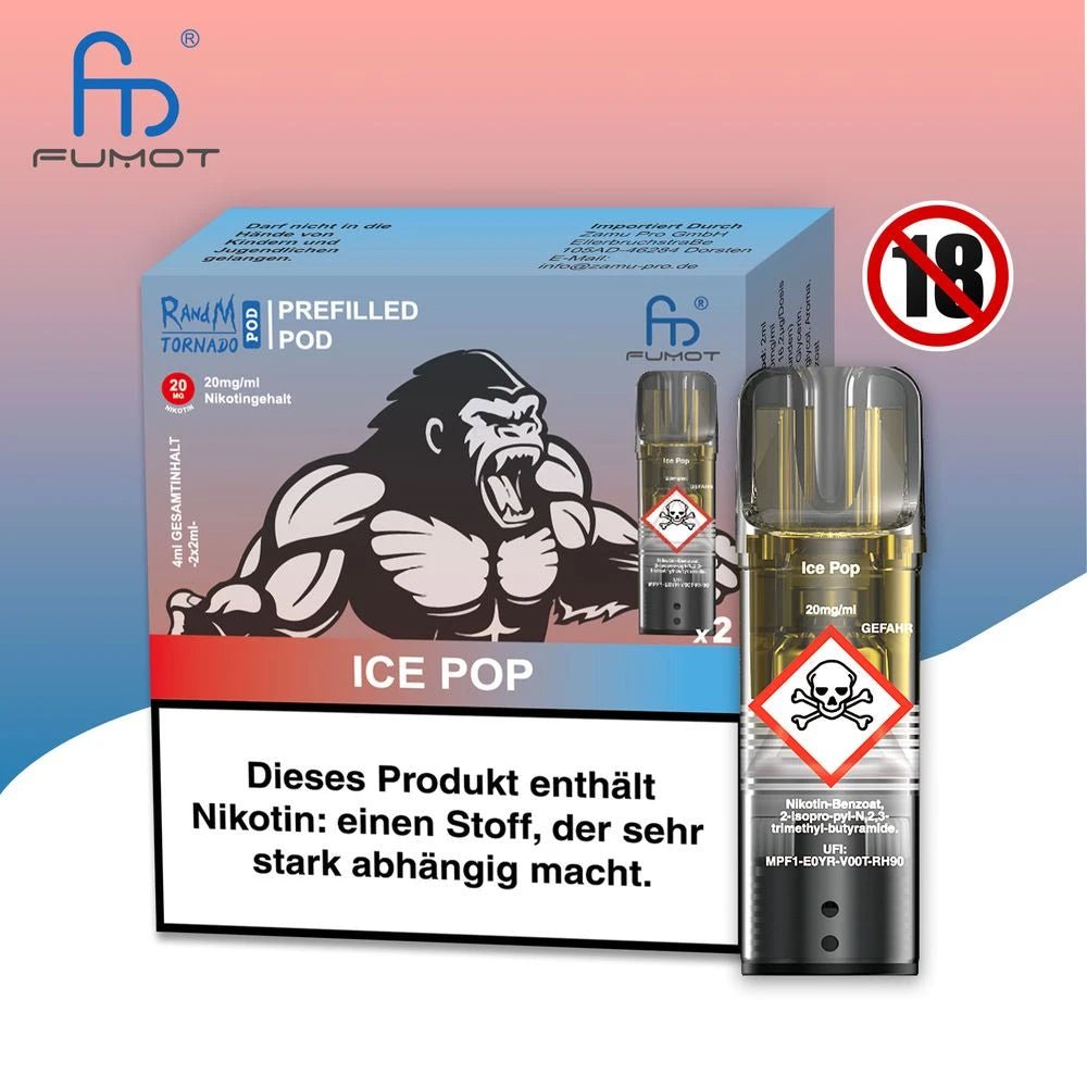 RandM Tornardo - Prefilled Pod - 20 mg/ml Nikotin - Vapechamp.de
