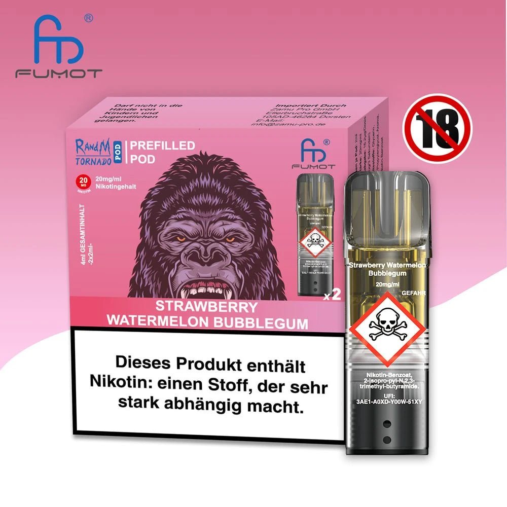 RandM Tornardo - Prefilled Pod - 20 mg/ml Nikotin - Vapechamp.de