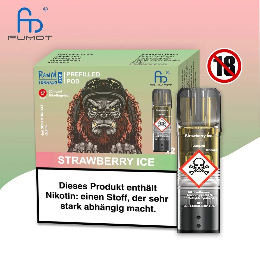 RandM Tornardo - Prefilled Pod - 20 mg/ml Nikotin - Vapechamp.de