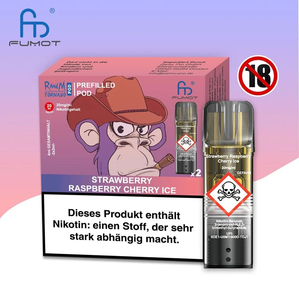 RandM Tornardo - Prefilled Pod - 20 mg/ml Nikotin - Vapechamp.de
