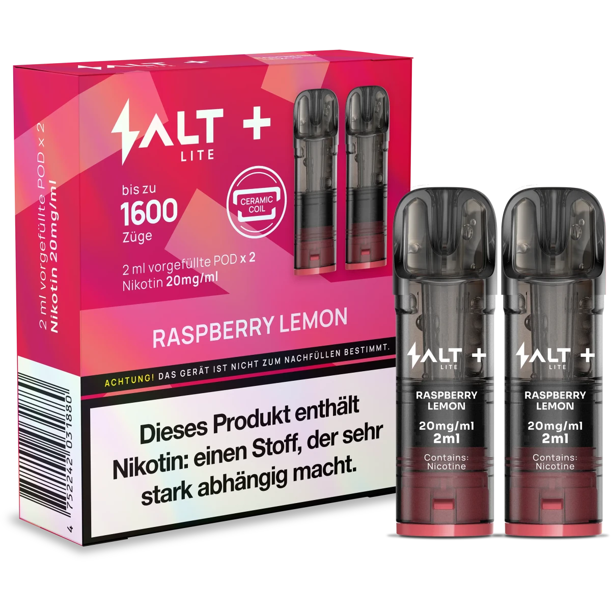 Salt+ Lite Pods – 20 mg/ml Nikotin - Vapechamp.de