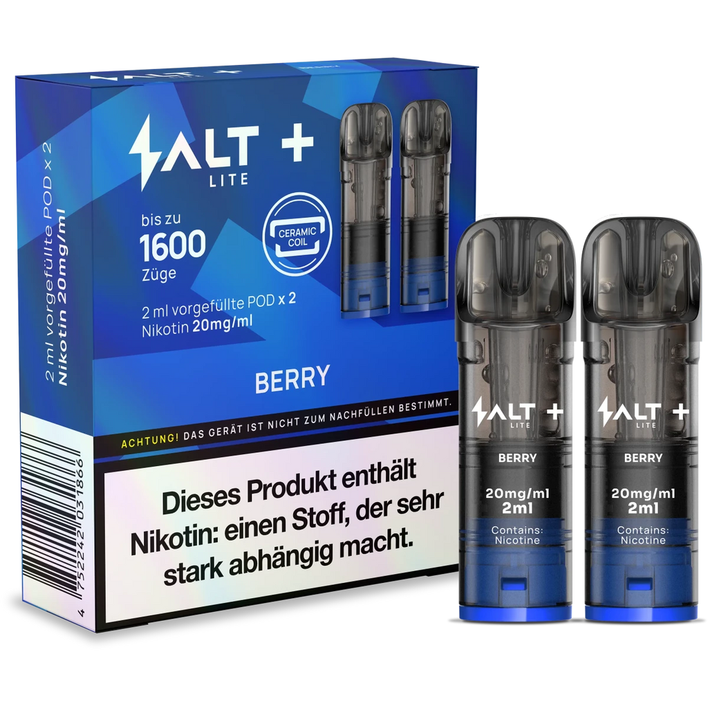 Salt+ Lite Pods – 20 mg/ml Nikotin - Vapechamp.de