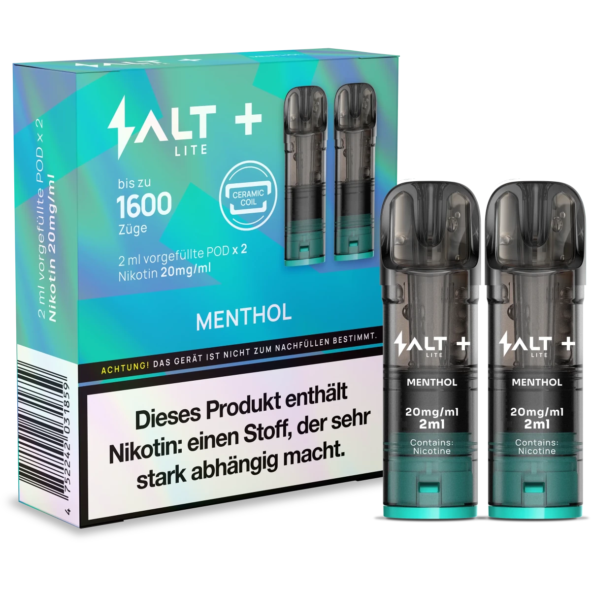 Salt+ Lite Pods – 20 mg/ml Nikotin - Vapechamp.de
