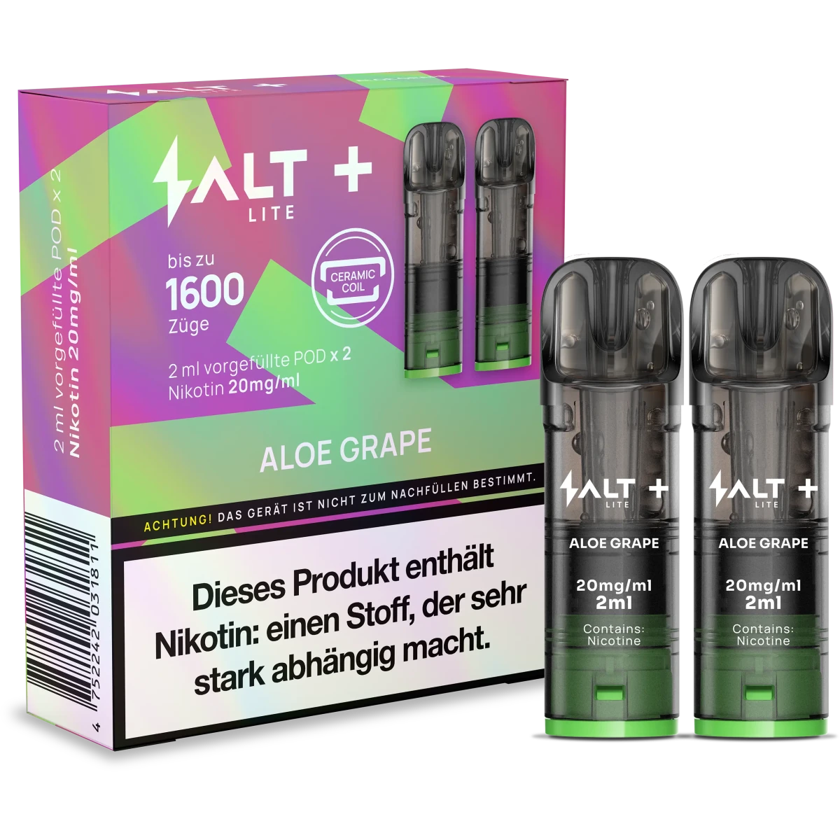 Salt+ Lite Pods – 20 mg/ml Nikotin - Vapechamp.de