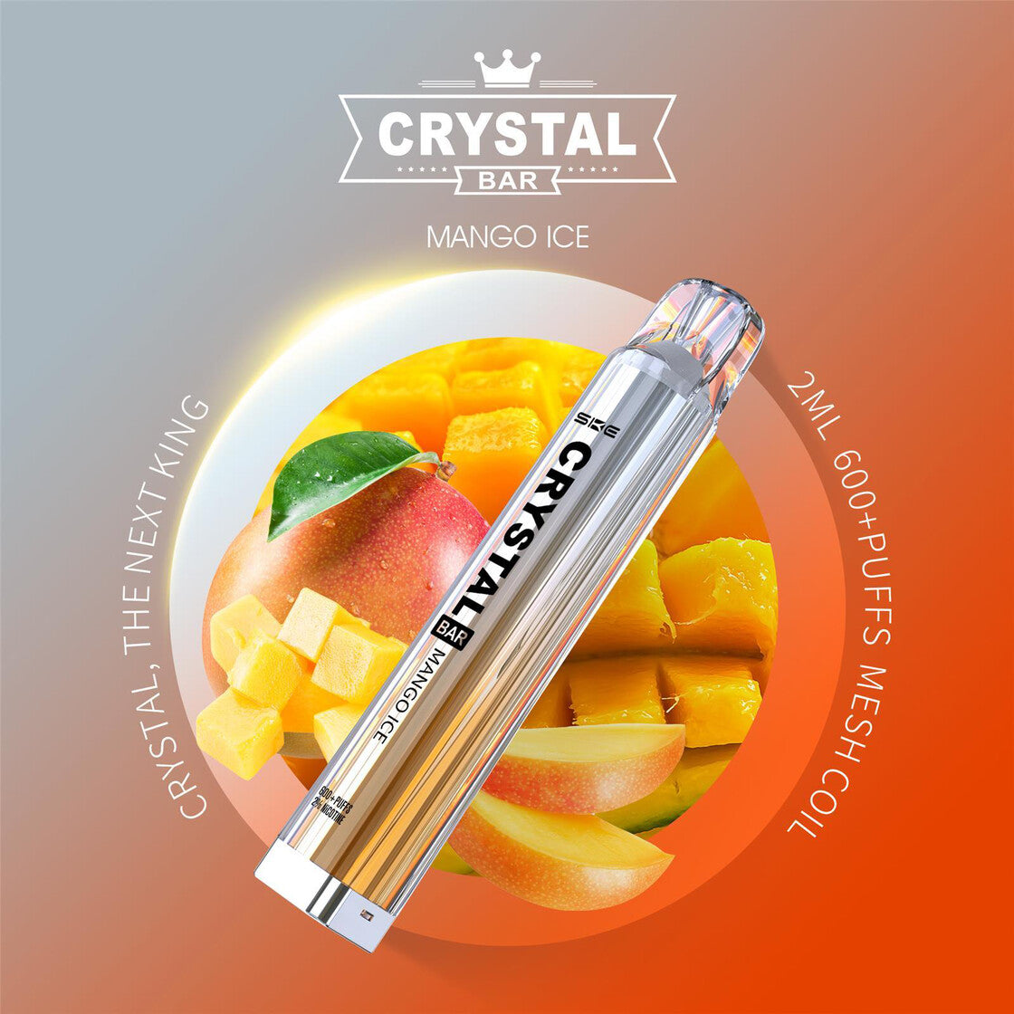 Crystal Bar Mango Ice SKE Crystal