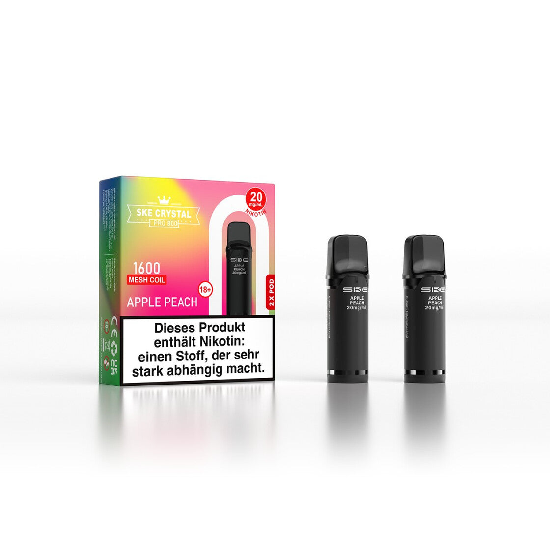 SKE Crystal Pro 800 Pod - Alle Sorten Vapechamp.de