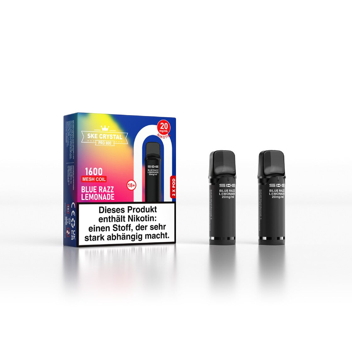 SKE Crystal Pro 800 Pod - Alle Sorten Vapechamp.de