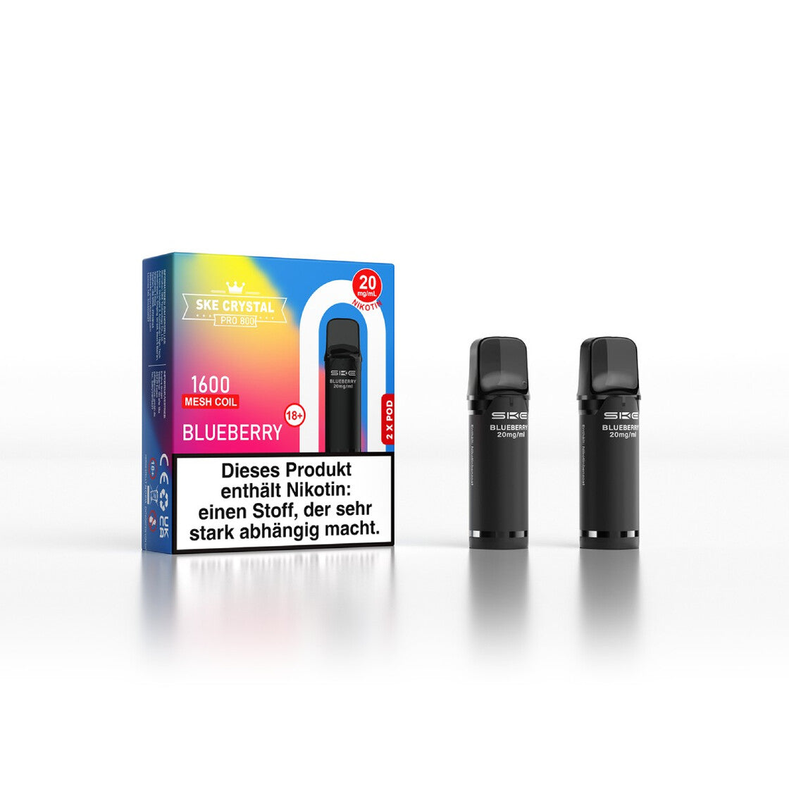 SKE Crystal Pro 800 Pod - Alle Sorten Vapechamp.de