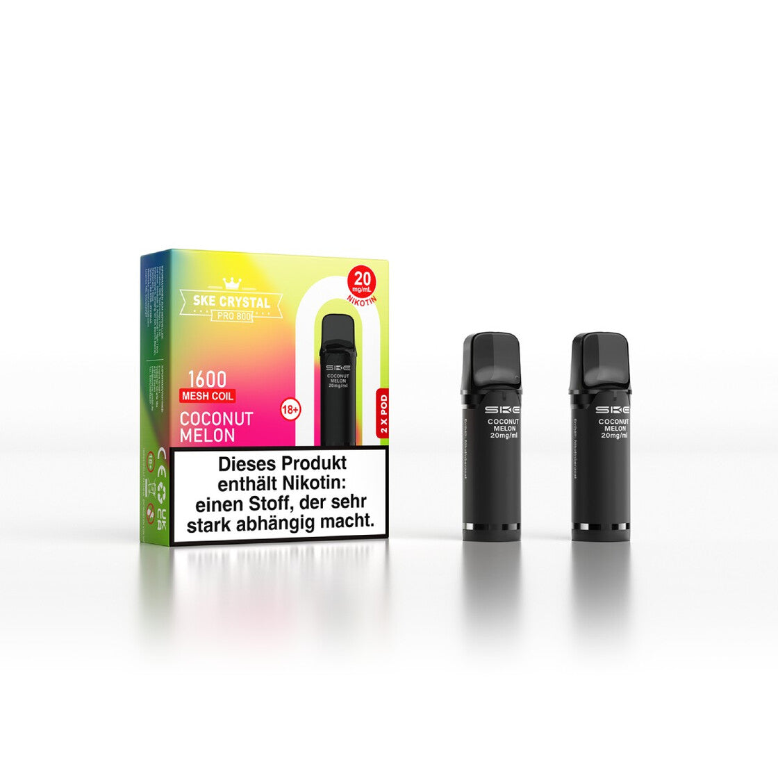 SKE Crystal Pro 800 Pod - Alle Sorten Vapechamp.de