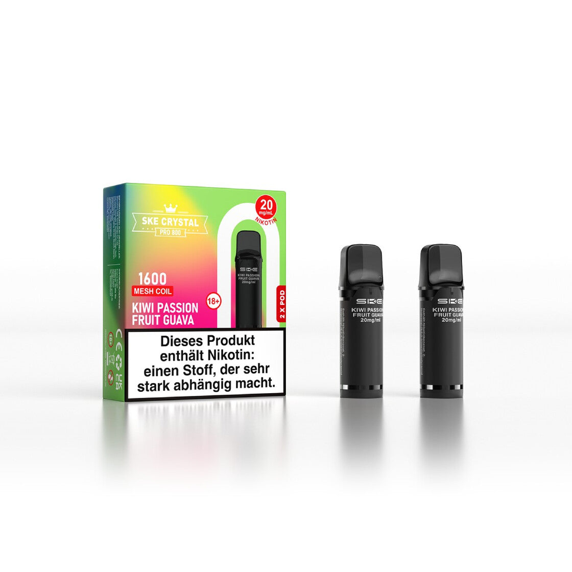 SKE Crystal Pro 800 Pod - Alle Sorten Vapechamp.de