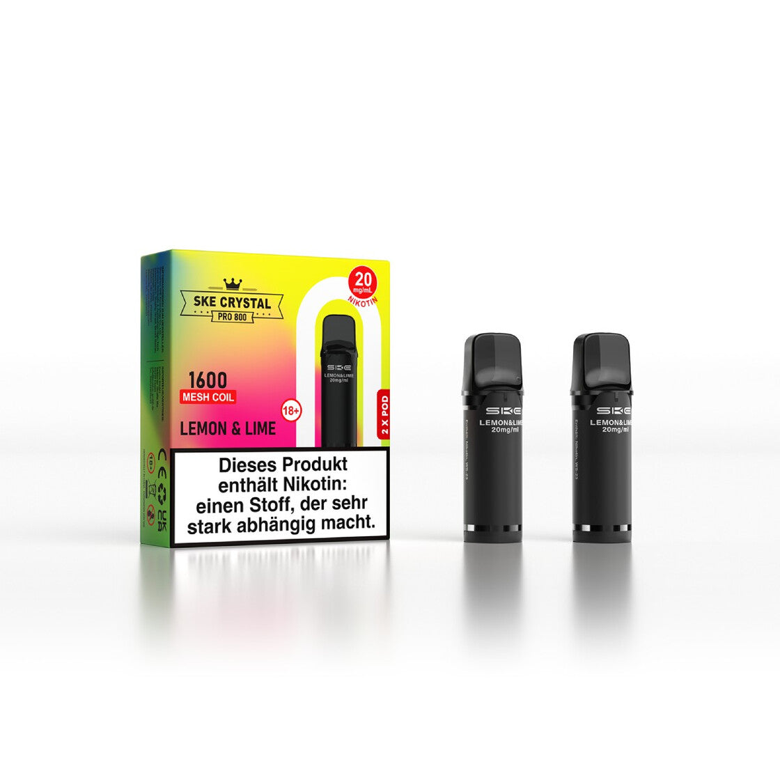 SKE Crystal Pro 800 Pod - Alle Sorten Vapechamp.de