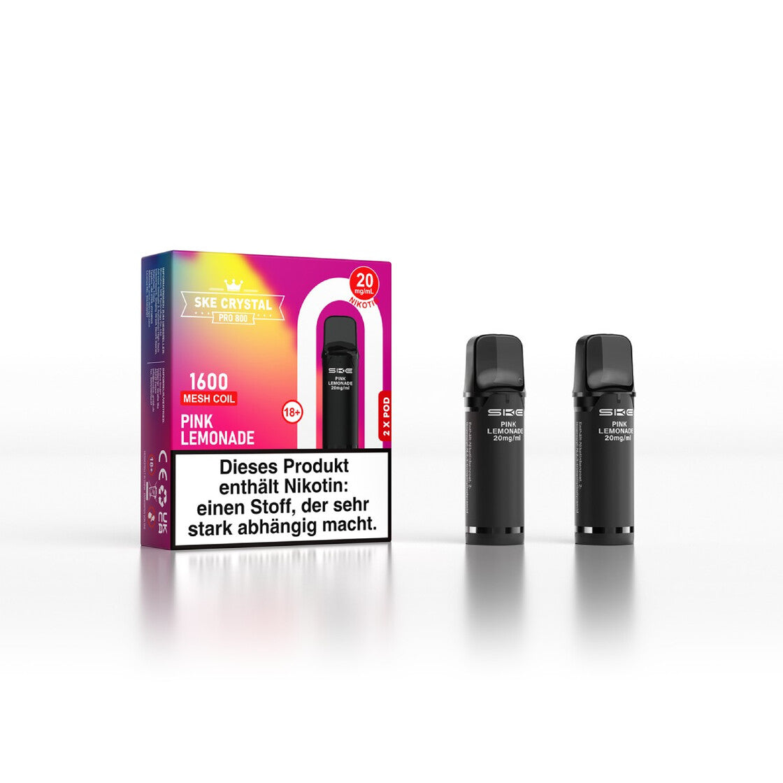 SKE Crystal Pro 800 Pod - Alle Sorten Vapechamp.de