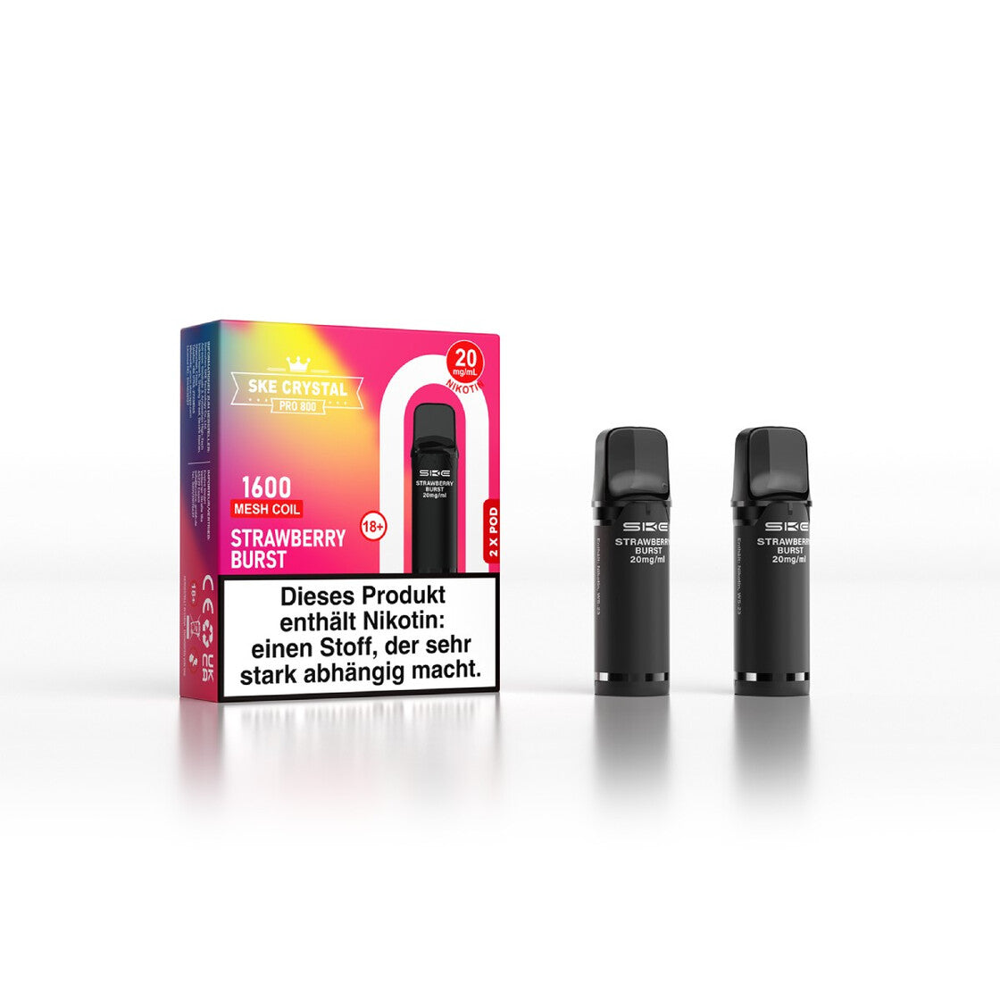 SKE Crystal Pro 800 Pod - Alle Sorten Vapechamp.de