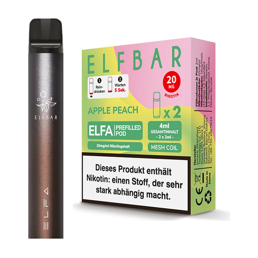 ELFA Starterset: Akkuträger und ELFA Pods 2er-Packung