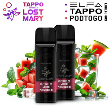 Elfbar Pods Watermelon Mojito 20mg Ⓣ TAPPO für ELFA