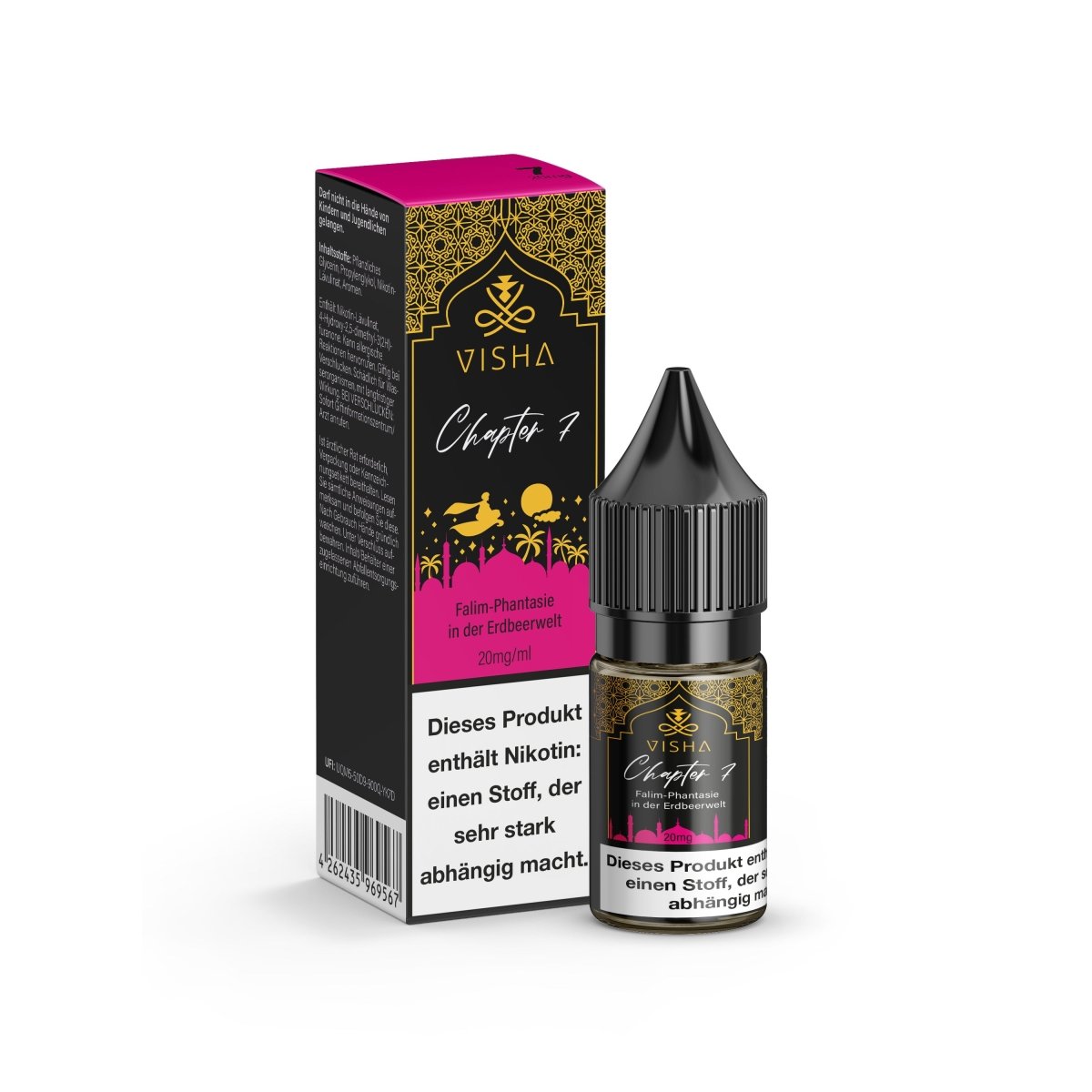 VISHA Nikotinsalz - 10ml Liquid 20mg - Vapechamp.de