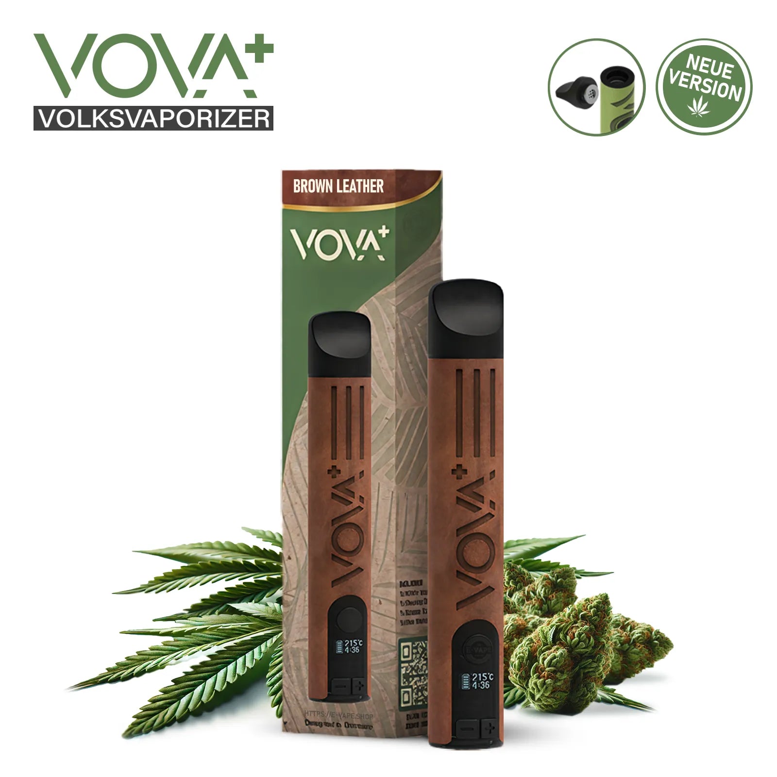 VoVa Plus Vaporizer braun