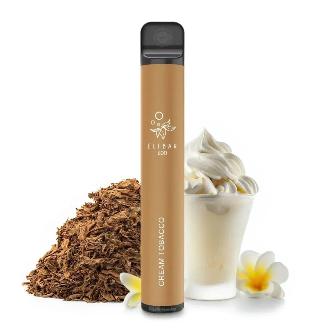 Elfbar 600 Cream Tobacco 20 mg - Vapechamp.de