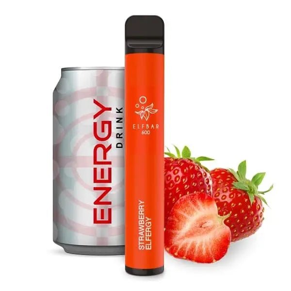 Elfbar 600 Elfergy Strawberry NIKOTINFREI ⓿ - Vapechamp.de
