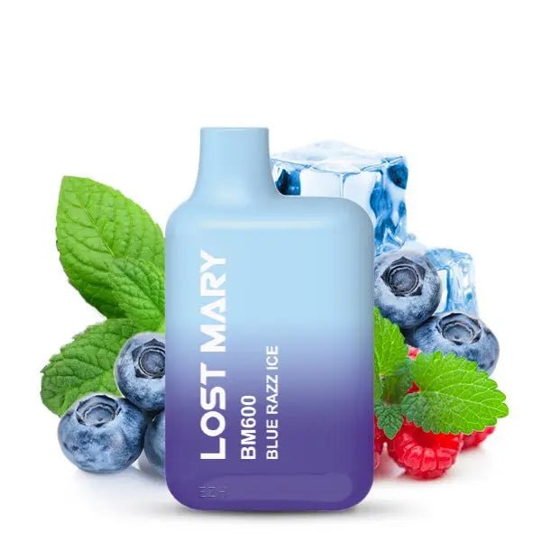 Elfbar Lost Mary BM600 Blue Razz Ice 20 mg - Vapechamp.de