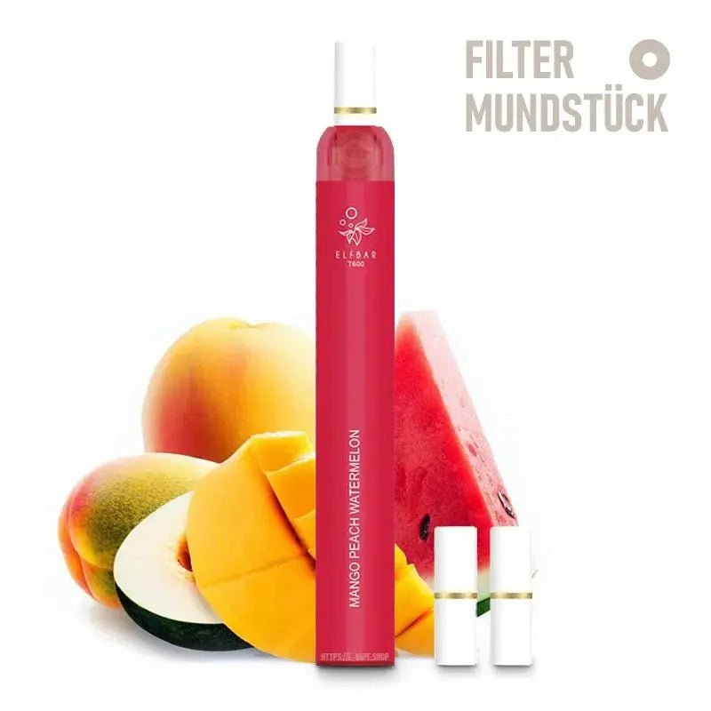 Elfbar T600 🞉 Filter Mango Peach Watermelon 20 mg - Vapechamp.de