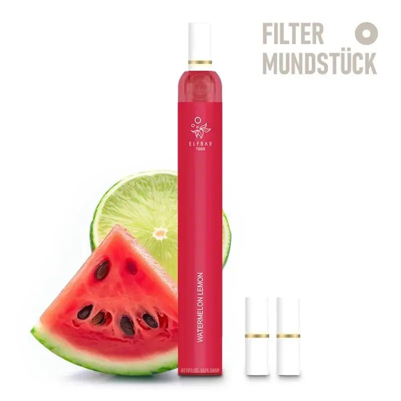 Elfbar T600 🞉 Filter Watermelon Lemon 20 mg - Vapechamp.de