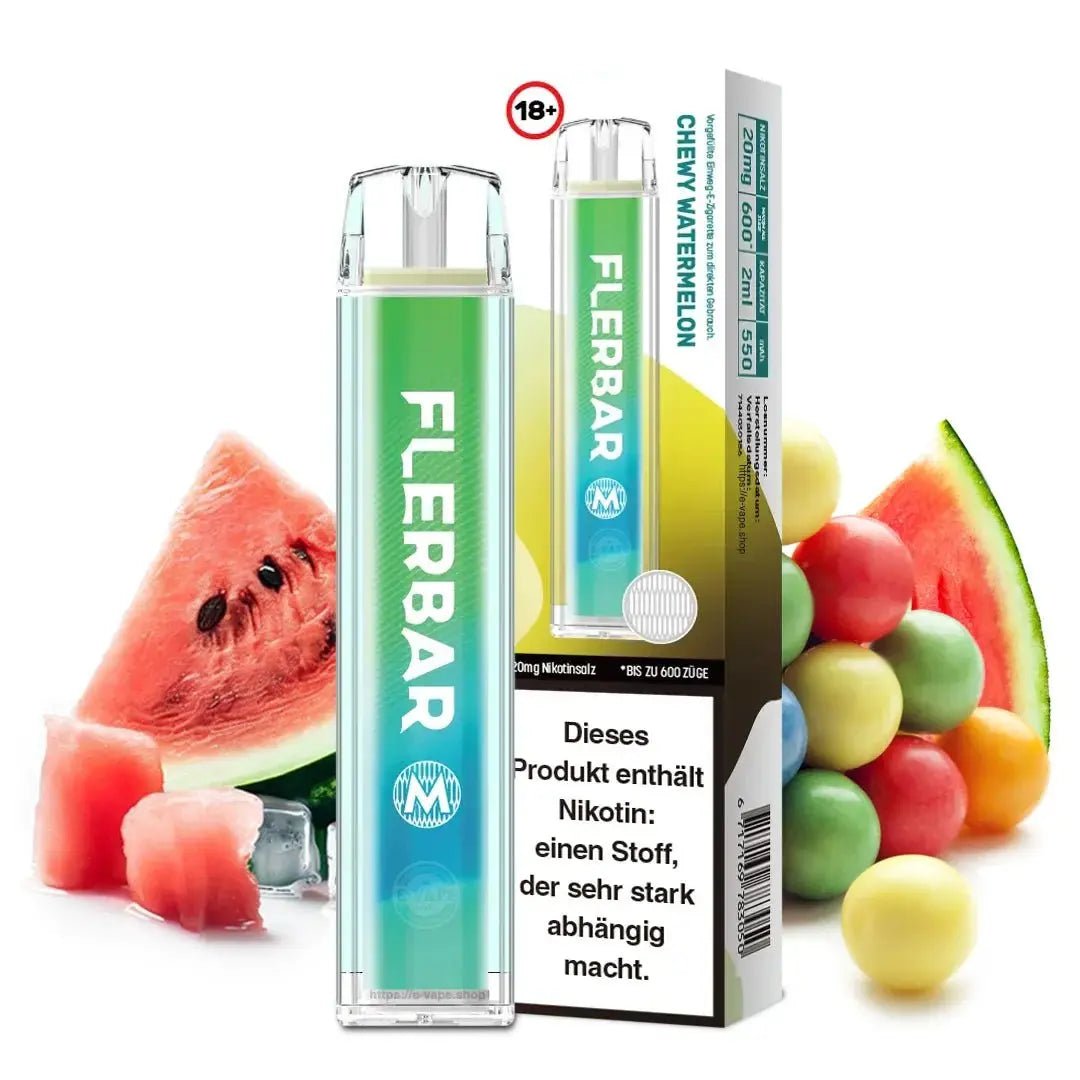 Flerbar M Chewy Watermelon 20mg - Vapechamp.de