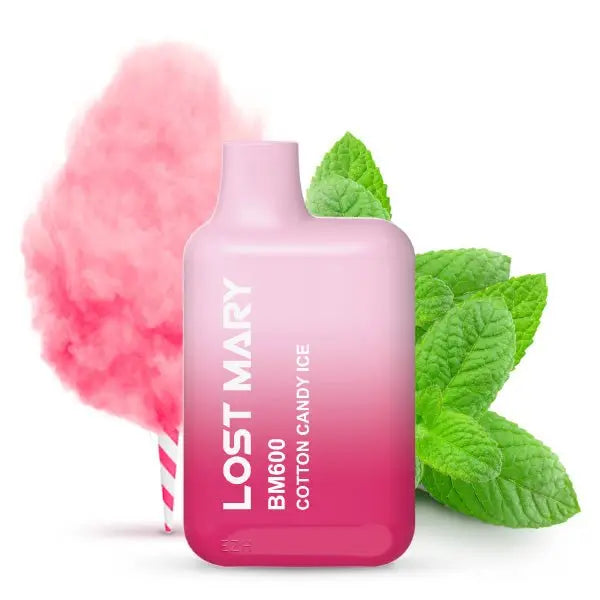 Lost Mary BM600 by Elfbar Cotton Candy Ice 20 mg - Elfbar600.bayern